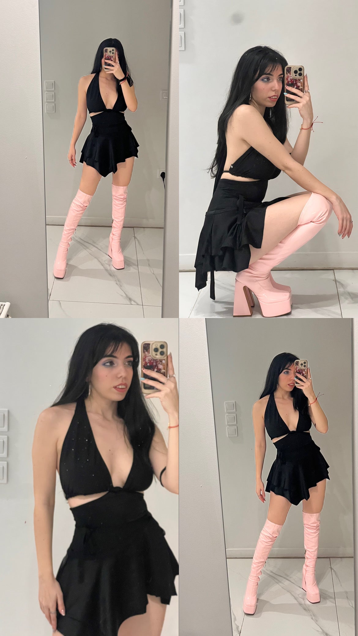 Fairy bodysuit with wrap skirt